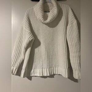 Hollister Cream Cowl Neck Sweater